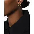 DKNY circular snake-chain earrings - Yellow