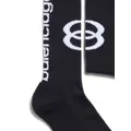 Balenciaga Unity Sports Icon ribbed-knit socks - Black