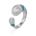 David Morris 18kt rose gold Asiyah diamond ring - Silver