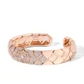 David Morris 18kt rose gold Astra diamond cuff bracelet - Pink