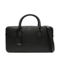 SANDRO logo-print briefcase - Black