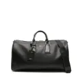 SANDRO metallic-logo luggage bag - Black