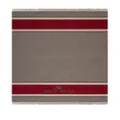 ETRO HOME logo-knitted blanket - Brown