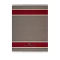 ETRO HOME logo-knitted blanket - Brown