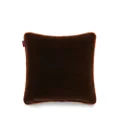 ETRO HOME Pegaso-embroidered velvet cushion - Brown