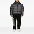 Dsquared2 logo-embossed ripstop puffer jacket - Blue