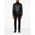 Emporio Armani reversible leather jacket - Black