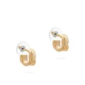 Kenneth Jay Lane wavy-texture hoop earrings - Gold