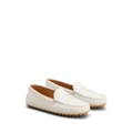 Tod's penny-slot leather loafers - White