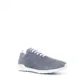 Kiton mesh-design running shoes - Blue