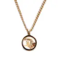 Christian Dior Pre-Owned logo-pendant chain necklace - Gold
