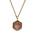 Christian Dior Pre-Owned CD pendant necklace - Gold