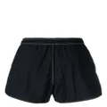 MARANT Vicente logo-embroidered swim shorts - Black