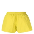 MARANT Vicente logo-embroidered swim shorts - Yellow