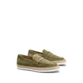 Tod's Gommino suede loafers - Green