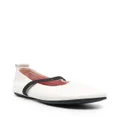Camper Right Nina leather ballelrina shoes - Neutrals