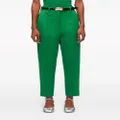 3.1 Phillip Lim high-waist straight-leg trousers - Green