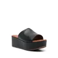 Chie Mihara Duci 70mm leather mules - Black