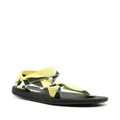 Camper graphic-print touch-strap-fastening sandals - Yellow