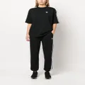 adidas embroidered-logo detail track pants - Black