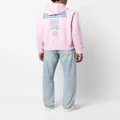 PUMA slogan-print drawstring hoodie - Pink