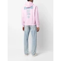 PUMA slogan-print drawstring hoodie - Pink