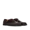 ETRO buckle-fastening leather sandals - Red