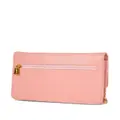 CHANEL Pre-Owned 2005 CC leather wallet-on-chain - Pink