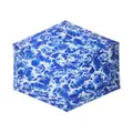 Burberry Rose-print folding umbrella - Blue