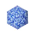 Burberry Rose-print folding umbrella - Blue