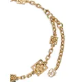 Burberry Rose logo-charm necklace - Gold