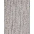 Moncler logo-patch ribbed-knit scarf - Grey
