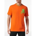 Philipp Plein skull-print cotton T-shirt - Orange