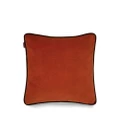 ETRO HOME logo-embroidered checked velvet cushion