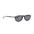 TOM FORD Eyewear round-frame tortoiseshell-effect sunglasses - Brown