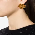 Blumarine post-back floral earrings - Gold