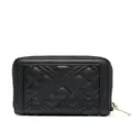 Love Moschino logo-lettering wallet - Black