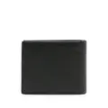 Calvin Klein logo-plaque bi-fold leather wallet - Black