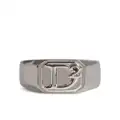 Dsquared2 D2 Statement logo-engraved ring - Silver