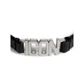 Dsquared2 Icon leather buckle bracelet - Black