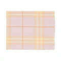 Burberry check-print wool scarf - Pink