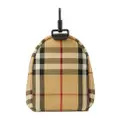 Burberry mini Jett canvas backpack charm - Neutrals