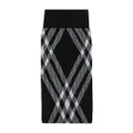 Burberry check-print wool-blend tights - Black