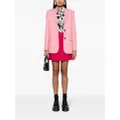 MSGM notched-lapels single-breasted blazer - Pink