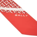 Bally Bally Emblem silk hair scarf - Red