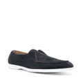 Kiton slip-on suede loafers - Blue