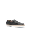 Tod's panelled leather loafers - Black
