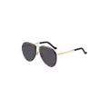 ETRO Luxury pilot-frame sunglasses - Black