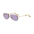 ETRO Luxury pilot-frame sunglasses - Gold