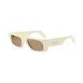 ETRO Etroscreen oversize-frame sunglasses - Neutrals